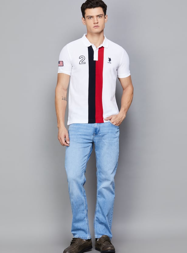 US POLO ASSN Striped Polo T-shirt