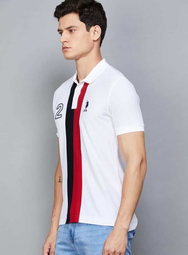 US POLO ASSN Striped Polo T-shirt