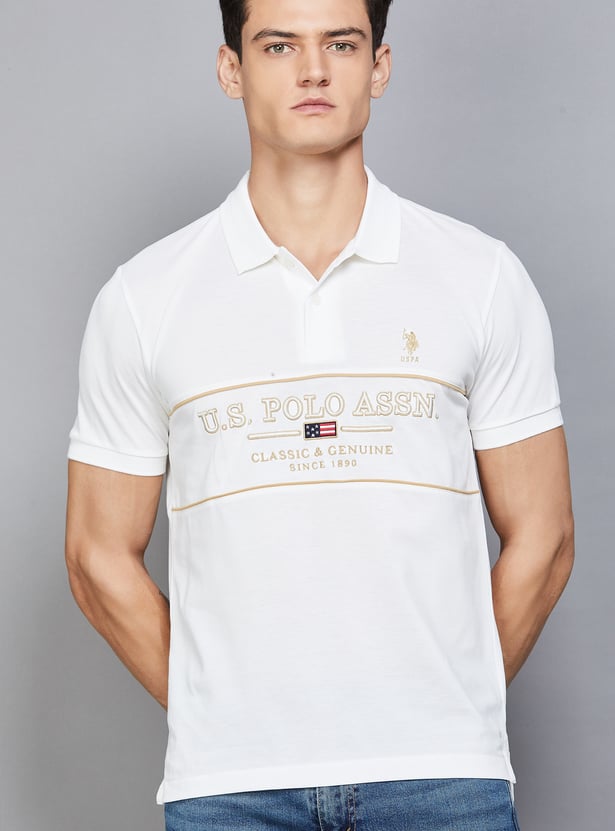 US POLO ASSN Embroidered Polo T-shirt