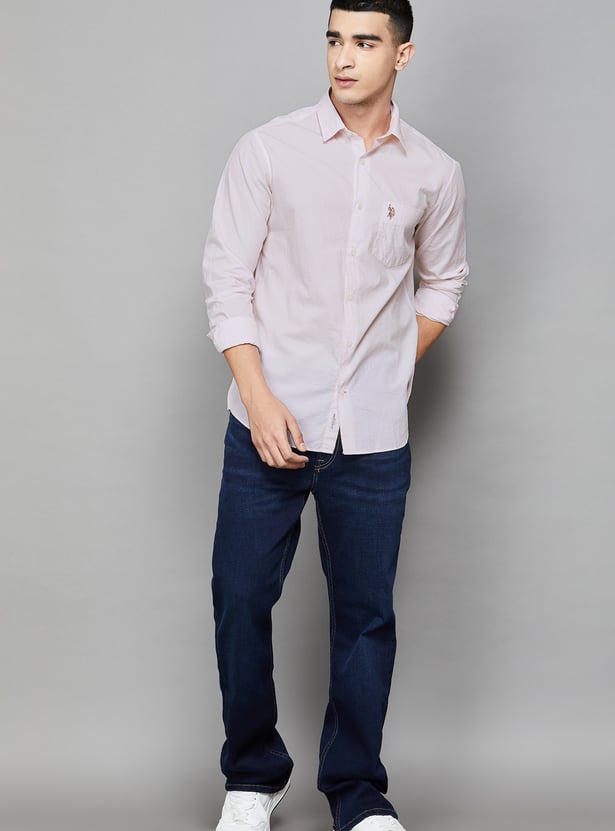 US POLO ASSN Solid Regular Fit Shirt