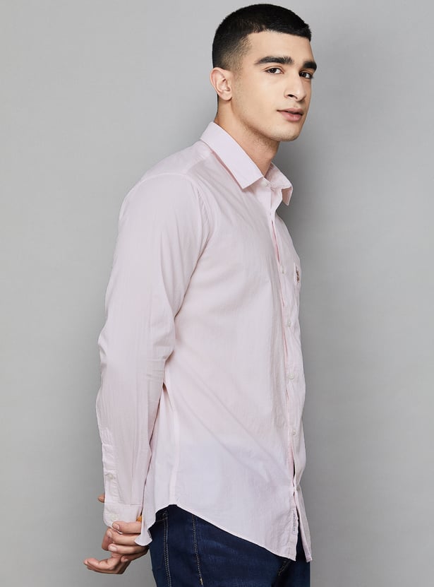 US POLO ASSN Solid Regular Fit Shirt