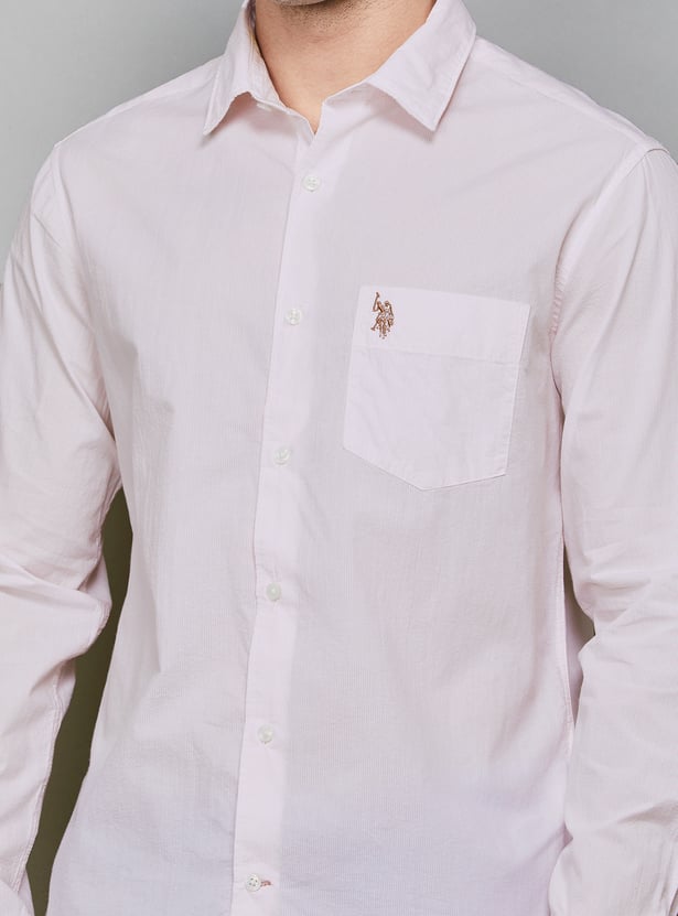 US POLO ASSN Solid Regular Fit Shirt