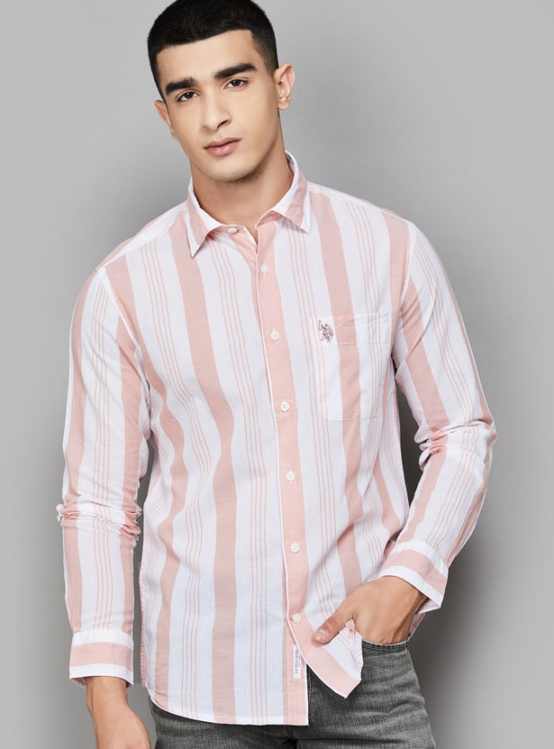 US POLO ASSN Striped Regular Fit Shirt