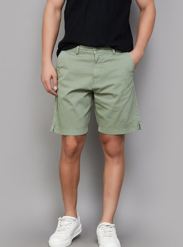 US POLO ASSN Solid Slim Shorts