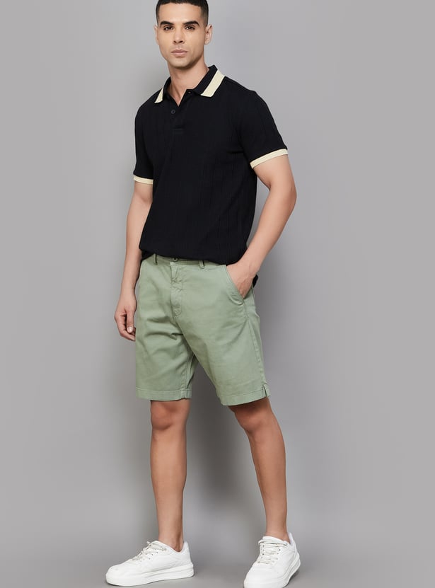 US POLO ASSN Solid Slim Shorts