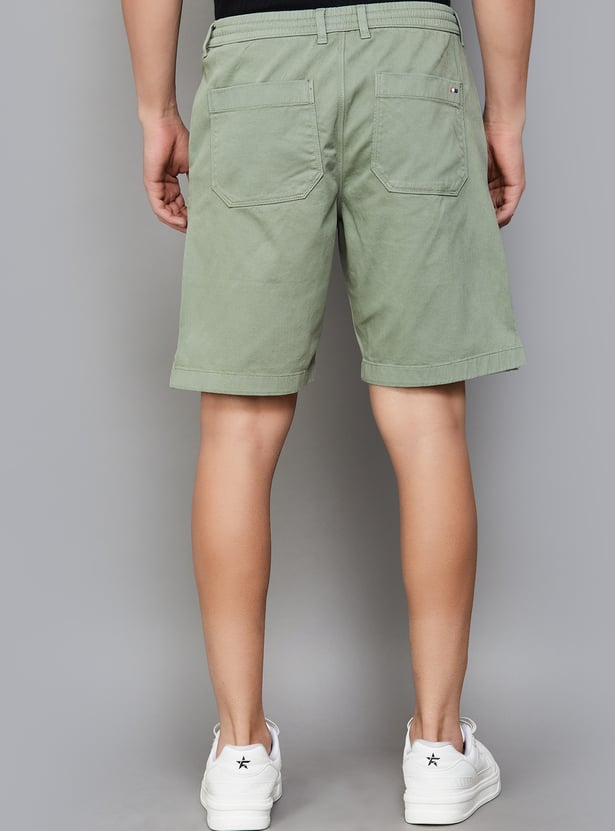 US POLO ASSN Solid Slim Shorts