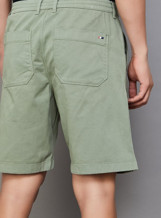 US POLO ASSN Solid Slim Shorts