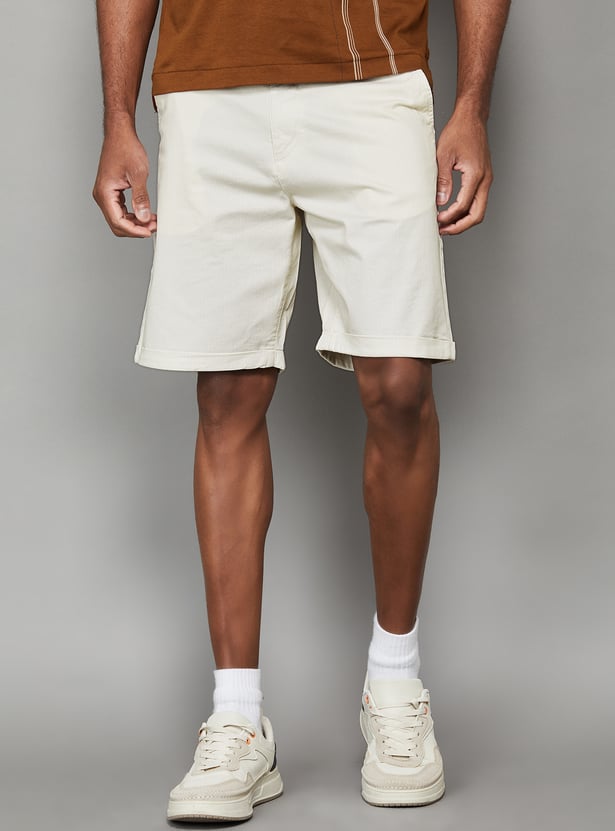 US POLO ASSN Solid Slim Shorts