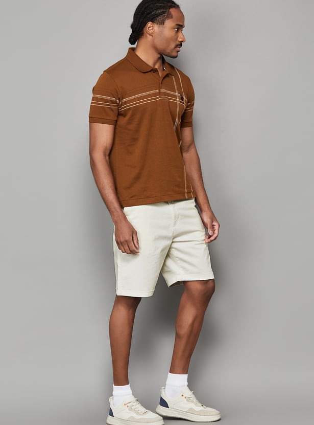 US POLO ASSN Solid Slim Shorts