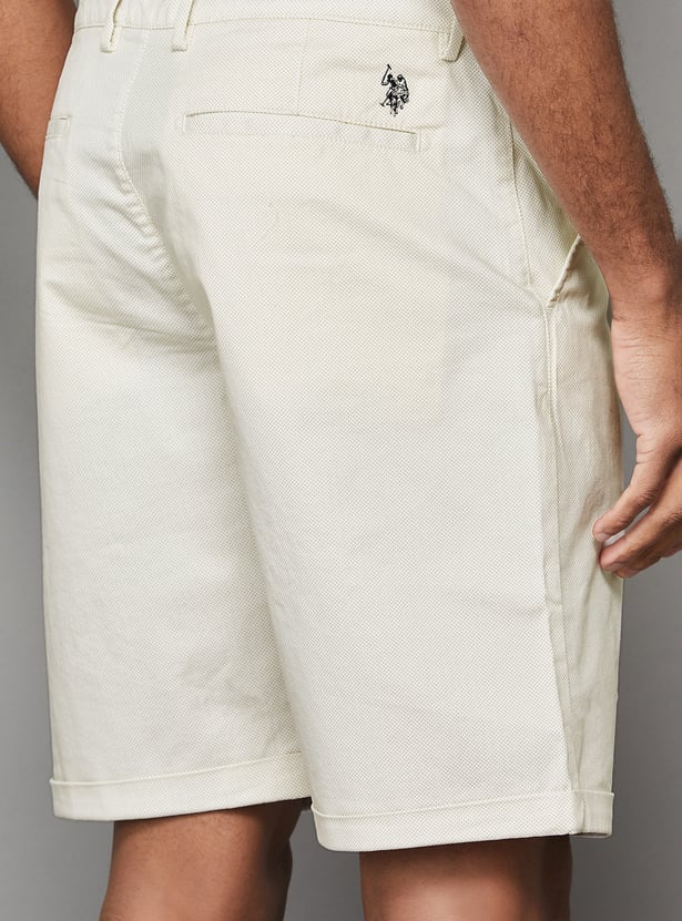 US POLO ASSN Solid Slim Shorts