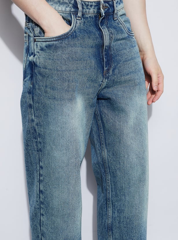 FORCA Distressed Loose Fit Jeans
