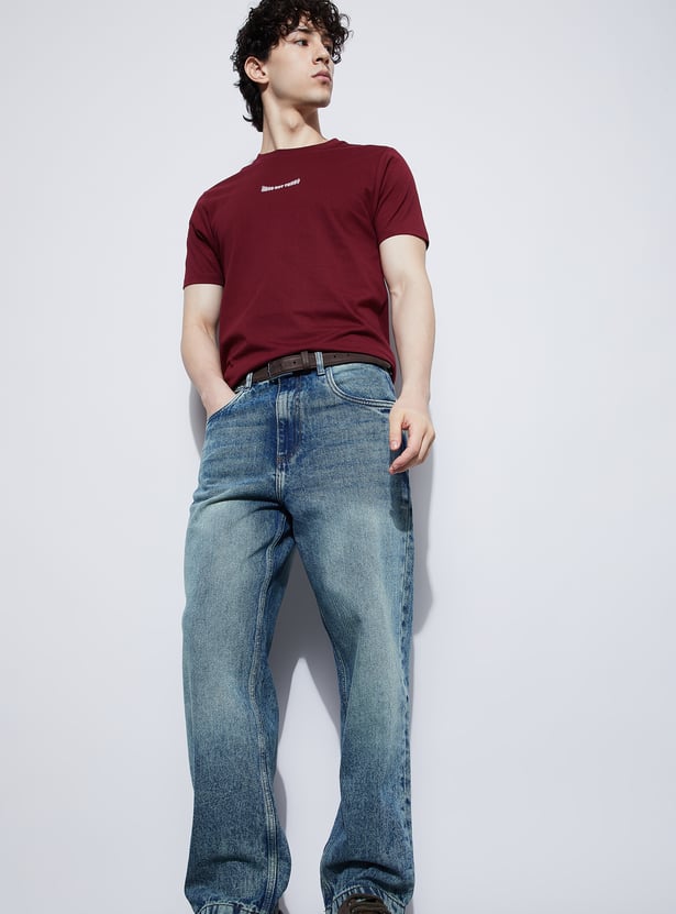 FORCA Distressed Loose Fit Jeans
