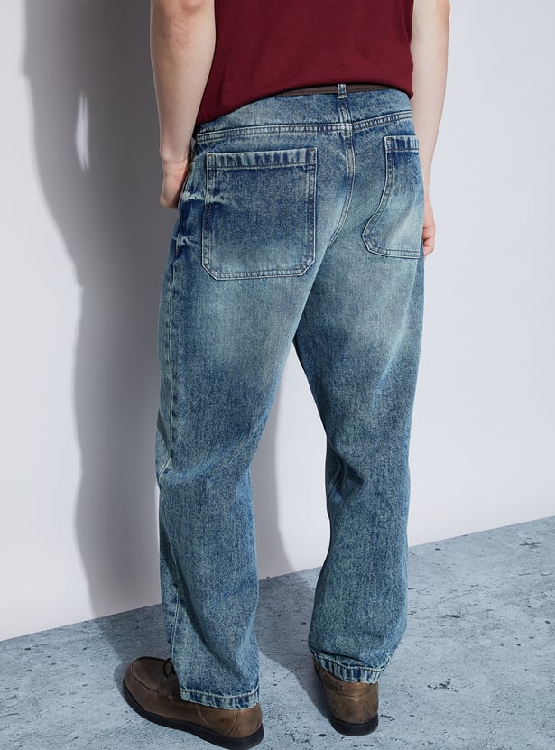 FORCA Distressed Loose Fit Jeans