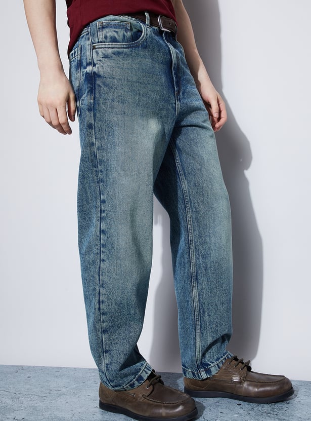 FORCA Distressed Loose Fit Jeans