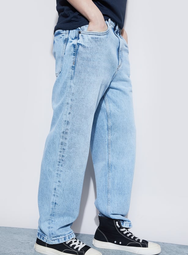FORCA Washed Loose Fit Jeans