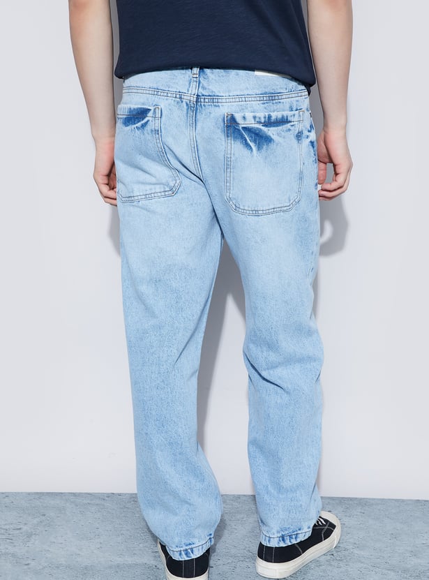FORCA Washed Loose Fit Jeans