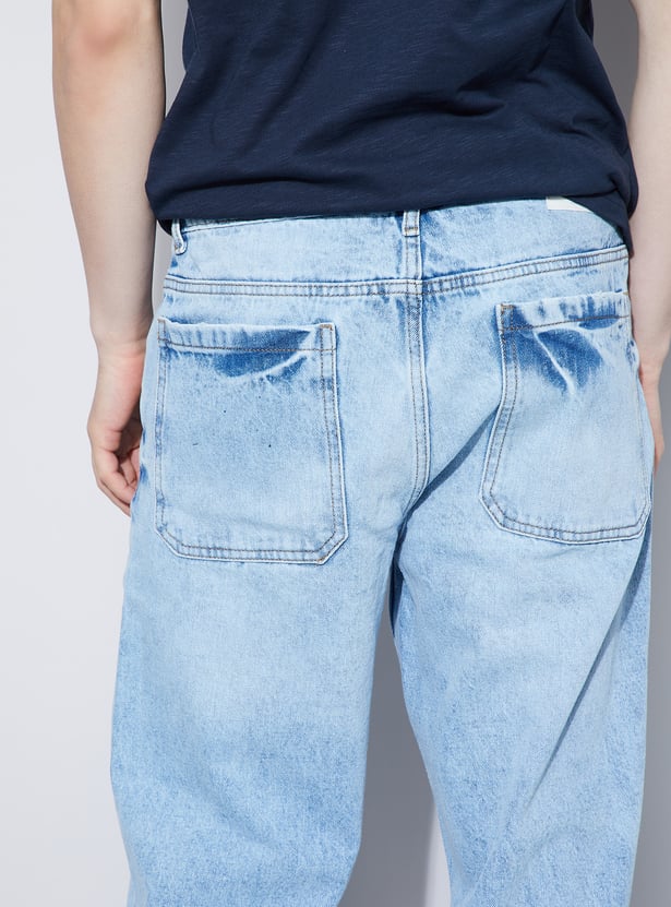 FORCA Washed Loose Fit Jeans