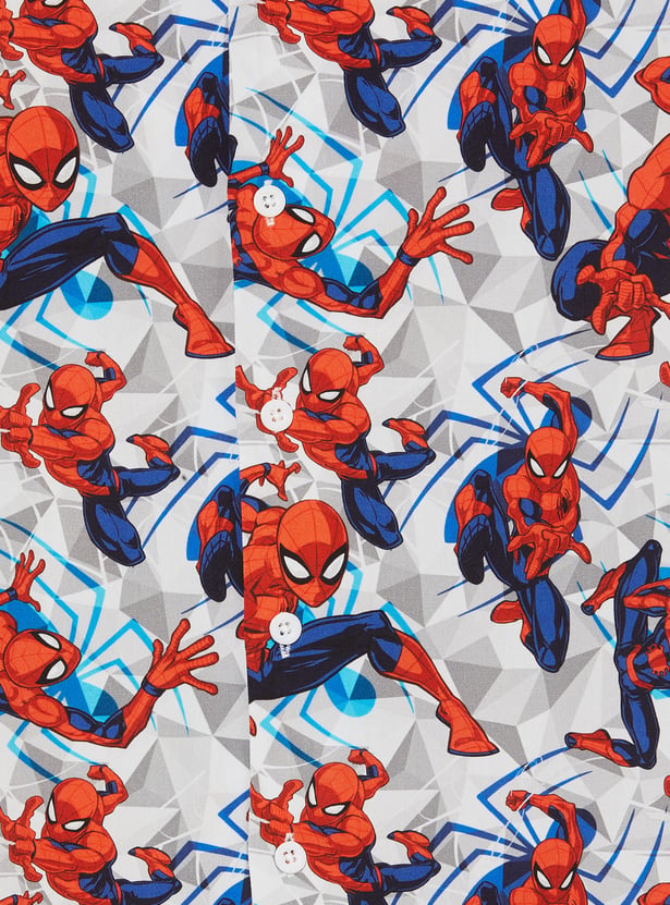 KIDSVILLE Boys Spider-Man Printed Shirt