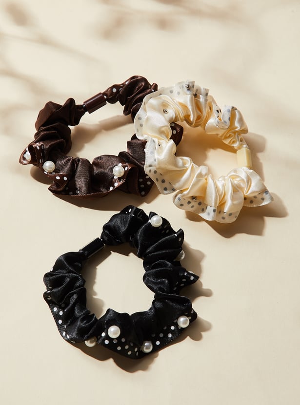 FAME FOREVER Assorted Scrunchies - Pack of 3