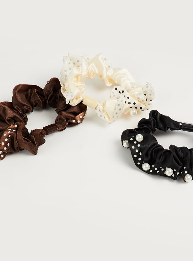 FAME FOREVER Assorted Scrunchies - Pack of 3