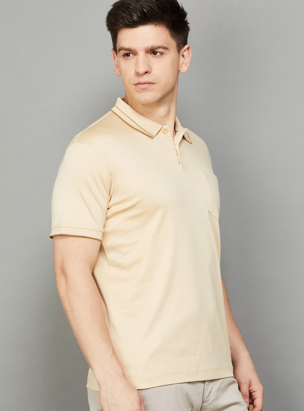 INDIAN TERRAIN Solid Polo T-shirt
