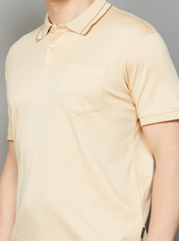 INDIAN TERRAIN Solid Polo T-shirt