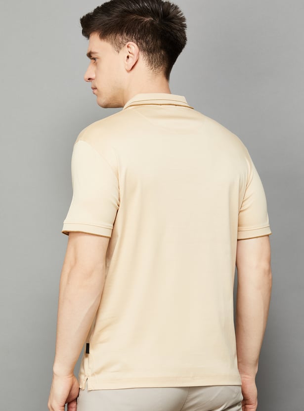 INDIAN TERRAIN Solid Polo T-shirt