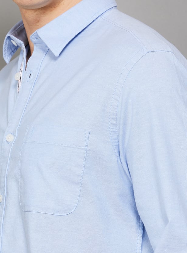 INDIAN TERRAIN Solid Regular Fit Shirt