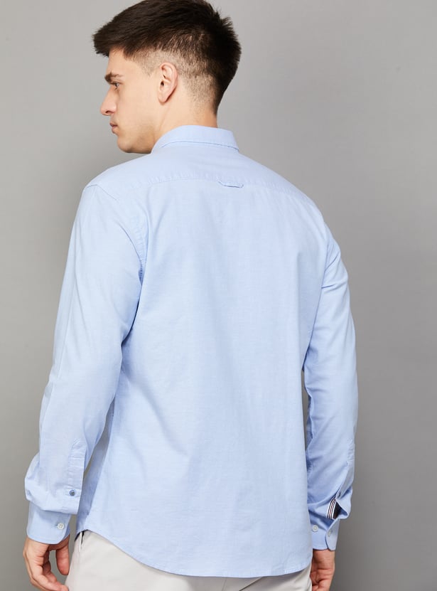 INDIAN TERRAIN Solid Regular Fit Shirt