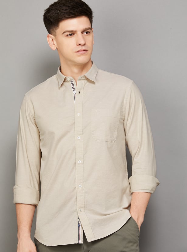 INDIAN TERRAIN Solid Classic Fit Shirt