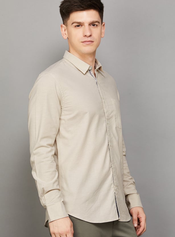 INDIAN TERRAIN Solid Classic Fit Shirt