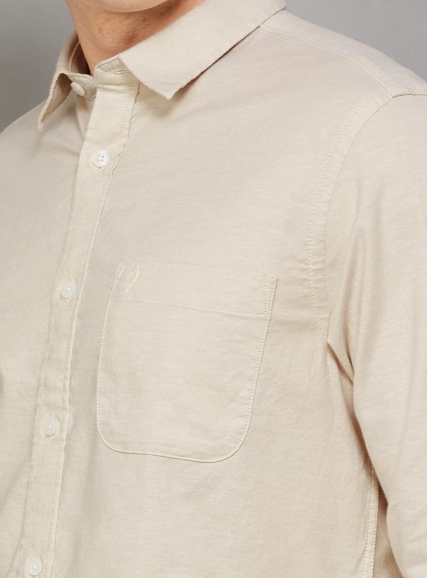 INDIAN TERRAIN Solid Classic Fit Shirt