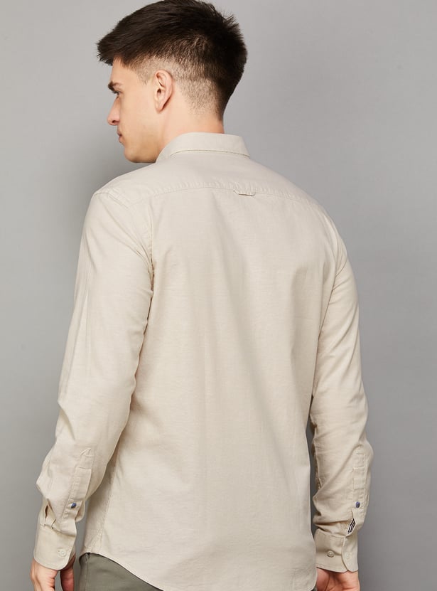 INDIAN TERRAIN Solid Classic Fit Shirt