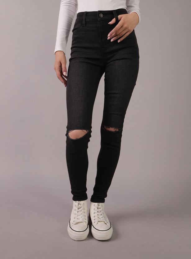 AMERICAN EAGLE Distressed Skinny Fit Jeans