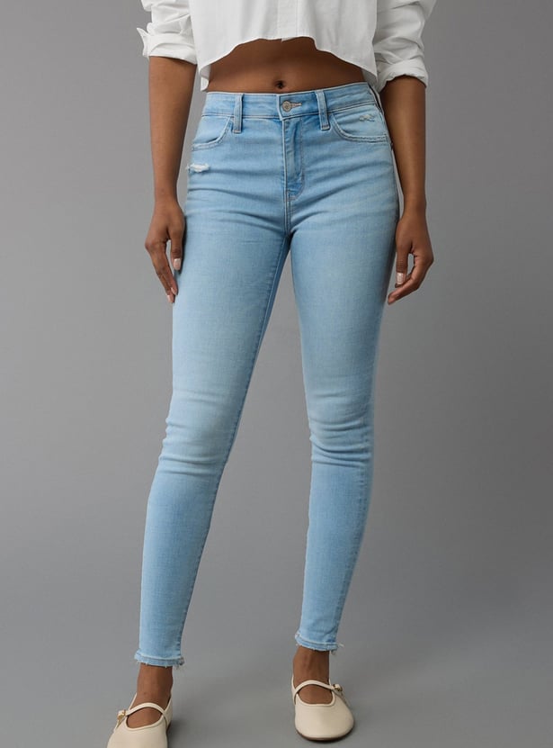 AMERICAN EAGLE Distressed Skinny Fit Jeans
