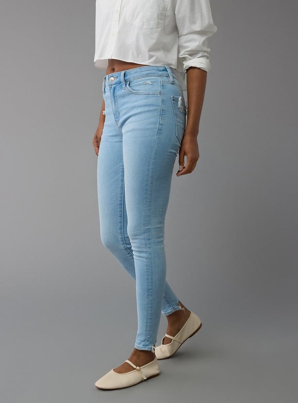 AMERICAN EAGLE Distressed Skinny Fit Jeans