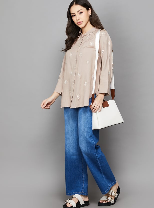 KRAUS Washed Straight Fit Jeans