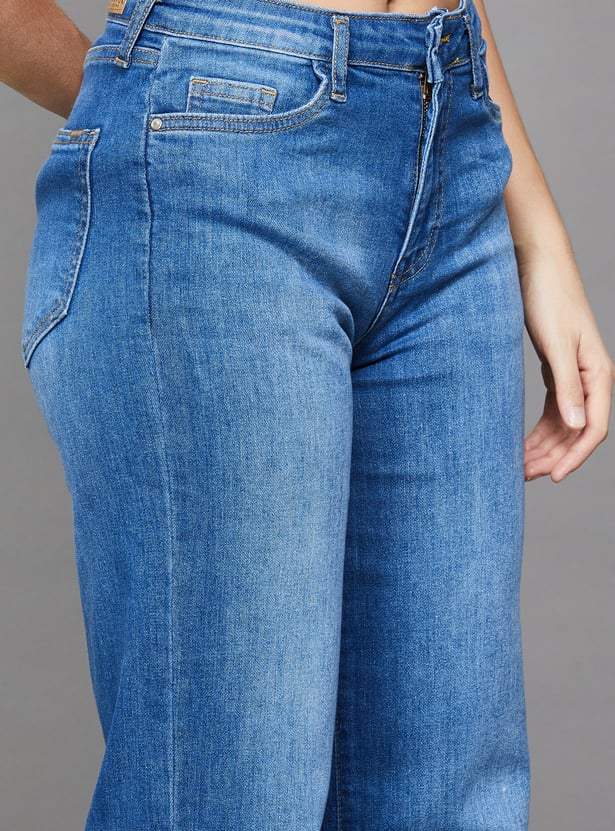 KRAUS Washed Straight Fit Jeans