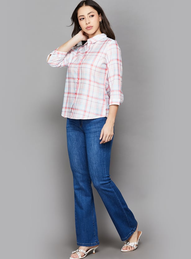 KRAUS Washed Flared Jeans