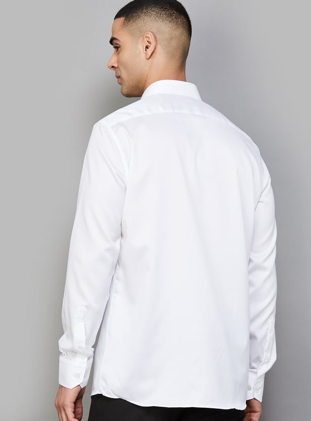 LOUIS PHILIPPE Solid Classic Fit Formal Shirt