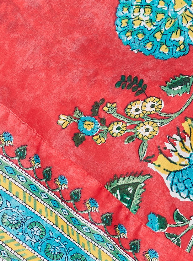 BIBA Embroidered A-Line Kurta Set