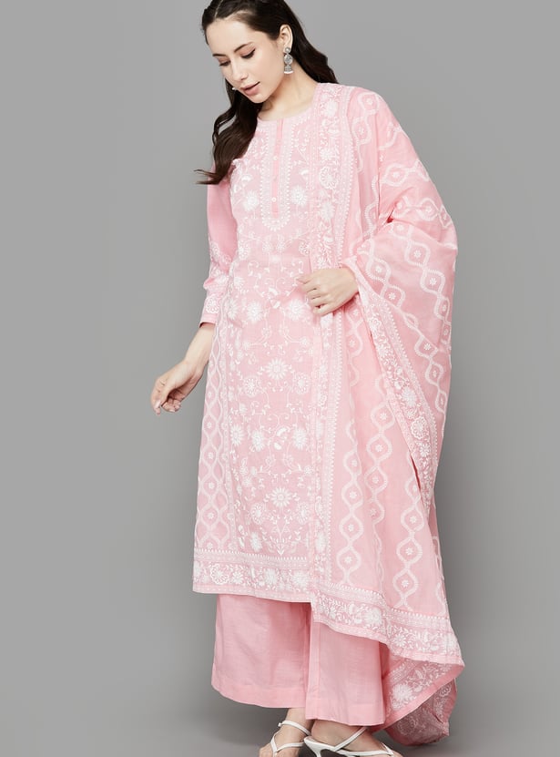 BIBA Printed Straight Kurta Set