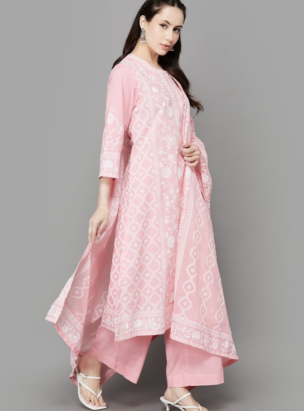 BIBA Printed Straight Kurta Set