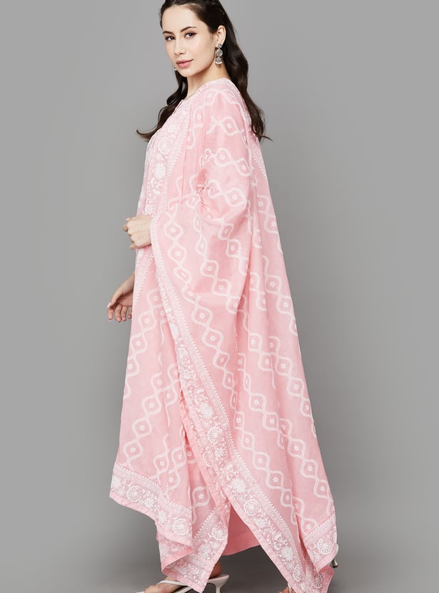 BIBA Printed Straight Kurta Set