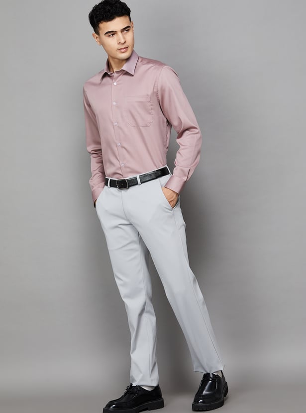 LOUIS PHILIPPE Solid Regular Formal Shirt