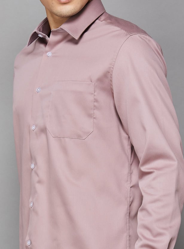 LOUIS PHILIPPE Solid Regular Formal Shirt