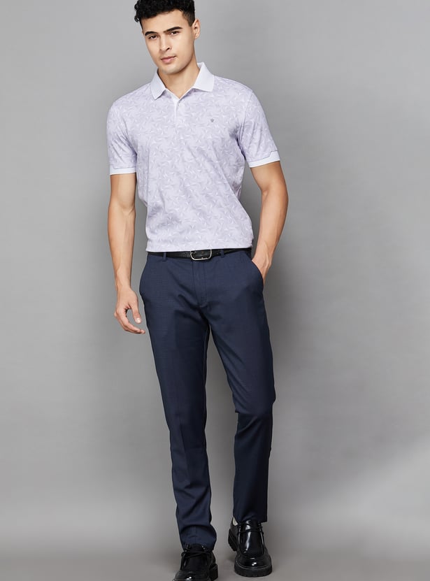 LOUIS PHILIPPE Printed Slim Polo T-shirt
