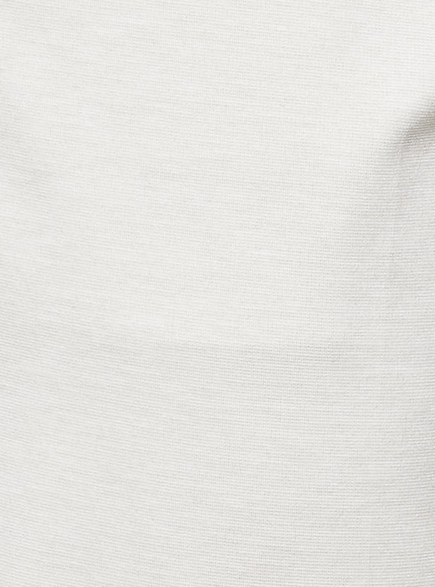 LOUIS PHILIPPE Solid Regular Fit Formal Trousers