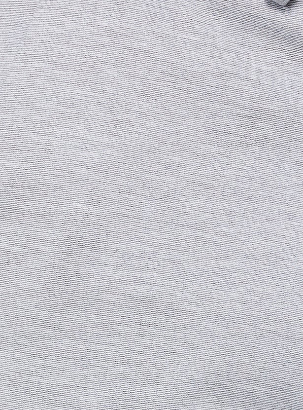 LOUIS PHILIPPE Solid Regular Fit Formal Trousers