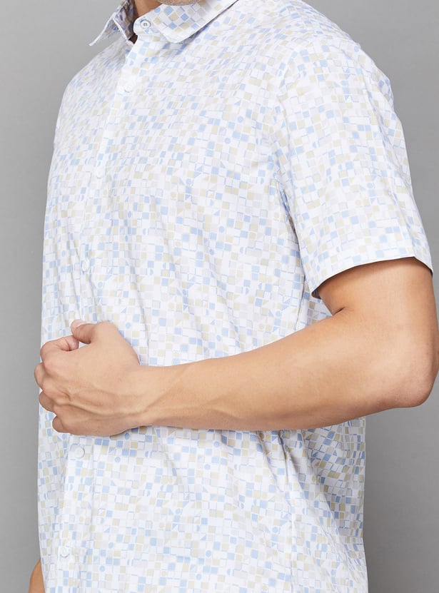 LOUIS PHILIPPE Checked Slim Formal Shirt